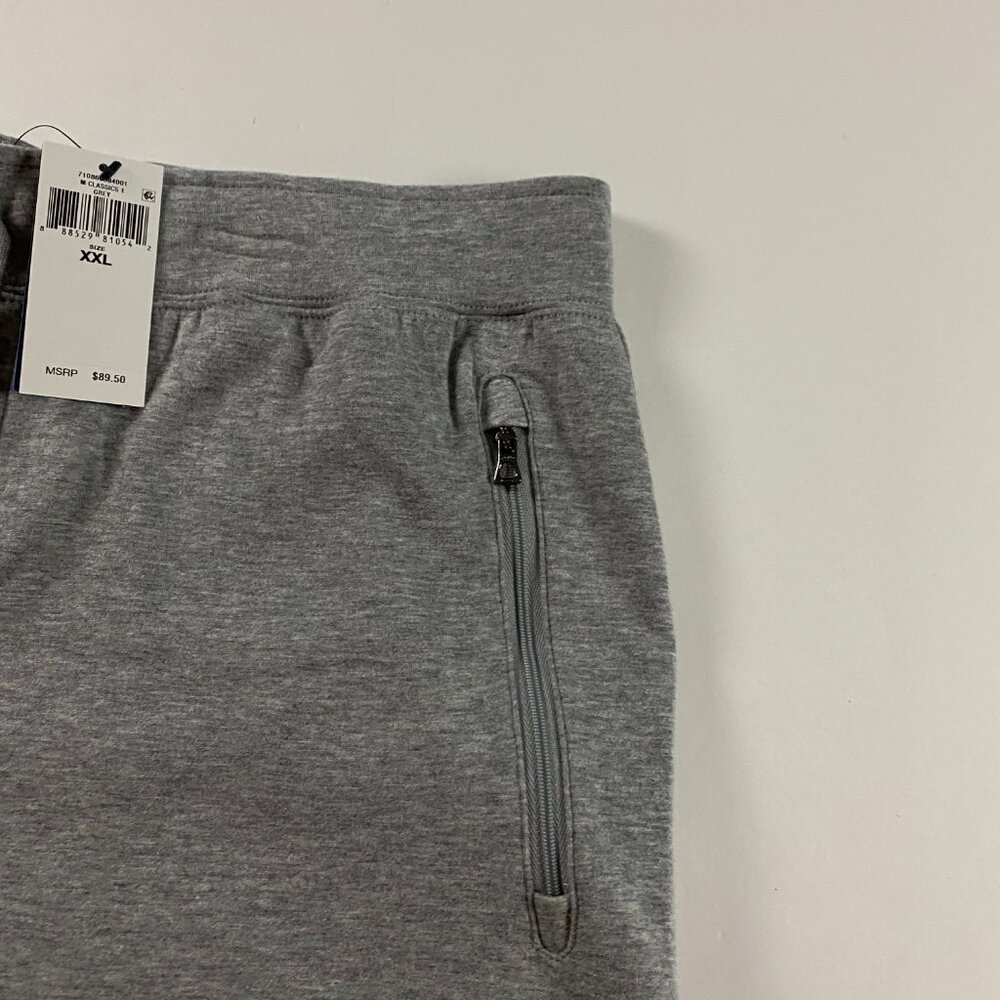 Polo Ralph Lauren Shorts Mens XXL Gray Sweat Athletic Zip Pocket Terry Drawsting - Picture 6 of 14